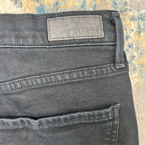 AGOLDE 90s Short Mid Rise Loose Boyfriend-fit cut-off Long Shorts Black 30 - Picture 9 of 9